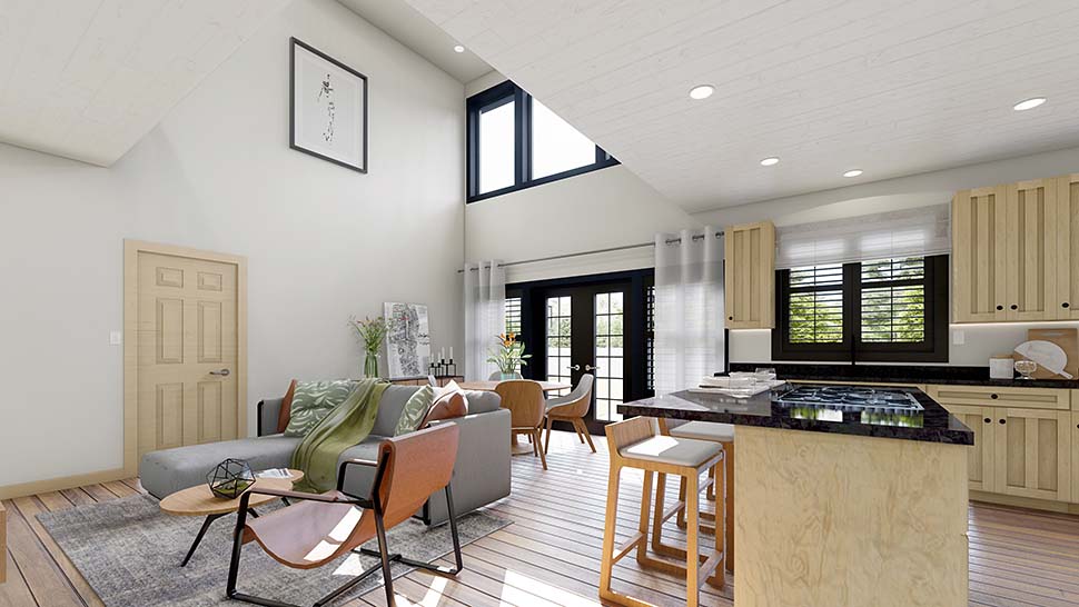 Plan with 4148 Sq. Ft., 5 Bedrooms, 4 Bathrooms, 3 Car Garage Picture 7