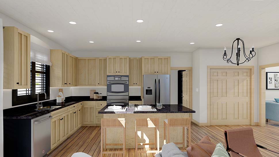 Plan with 4148 Sq. Ft., 5 Bedrooms, 4 Bathrooms, 3 Car Garage Picture 9