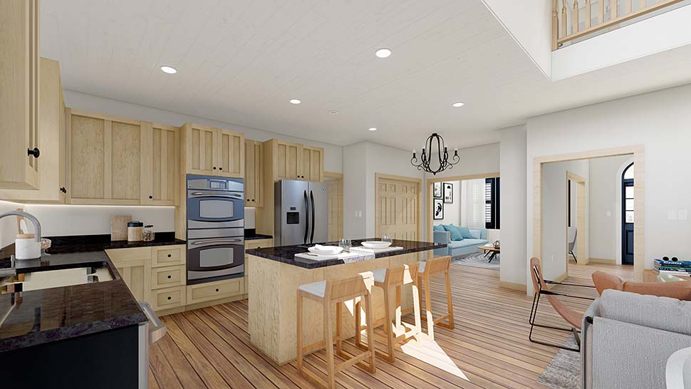 Plan with 4148 Sq. Ft., 5 Bedrooms, 4 Bathrooms, 3 Car Garage Picture 10