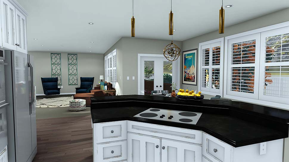 Plan with 3525 Sq. Ft., 5 Bedrooms, 3 Bathrooms, 3 Car Garage Picture 12