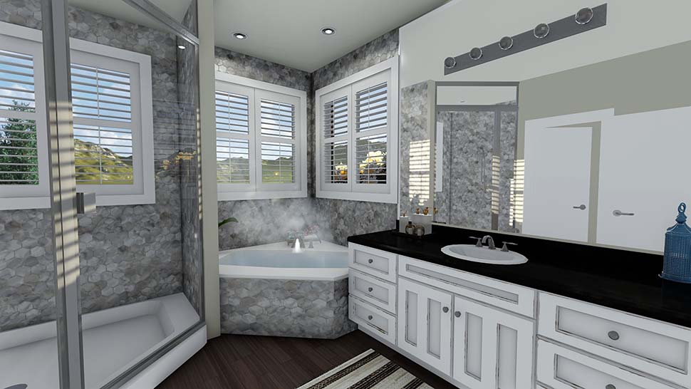 Plan with 3525 Sq. Ft., 5 Bedrooms, 3 Bathrooms, 3 Car Garage Picture 16