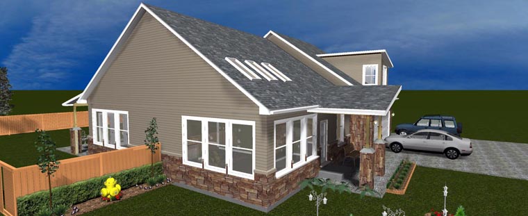 Plan with 3565 Sq. Ft., 3 Bedrooms, 3 Bathrooms, 3 Car Garage Picture 11