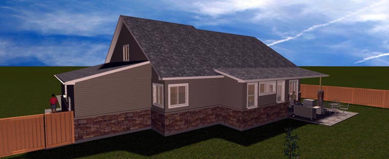 Plan with 3565 Sq. Ft., 3 Bedrooms, 3 Bathrooms, 3 Car Garage Picture 8