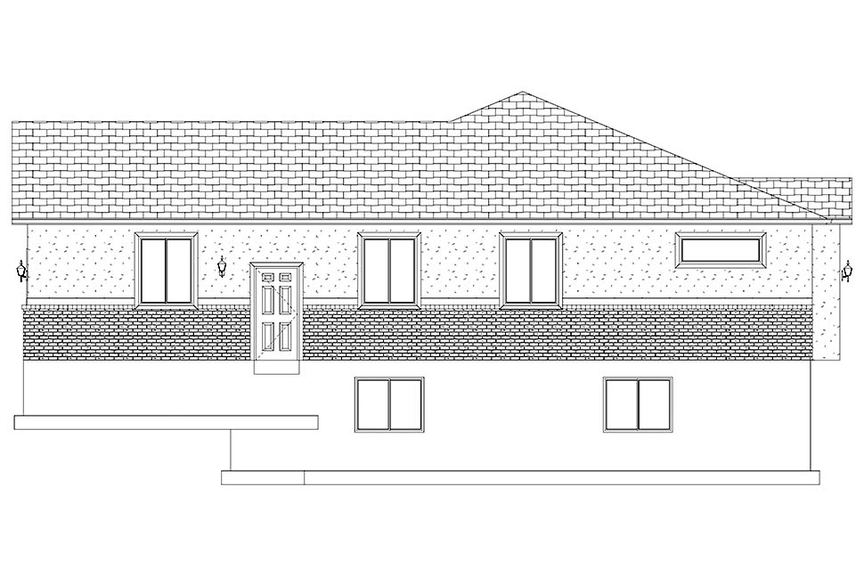 Plan with 3145 Sq. Ft., 5 Bedrooms, 3 Bathrooms, 2 Car Garage Picture 15