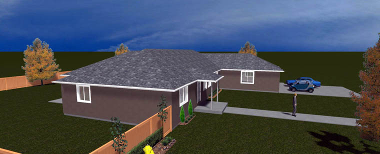 Plan with 2458 Sq. Ft., 3 Bedrooms, 2 Bathrooms, 2 Car Garage Picture 10