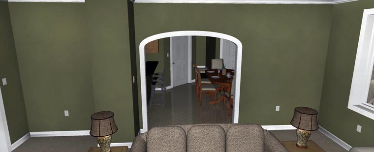 Plan with 4050 Sq. Ft., 5 Bedrooms, 3 Bathrooms, 2 Car Garage Picture 18