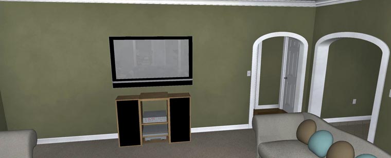 Plan with 4050 Sq. Ft., 5 Bedrooms, 3 Bathrooms, 2 Car Garage Picture 23