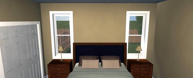 Plan with 4050 Sq. Ft., 5 Bedrooms, 3 Bathrooms, 2 Car Garage Picture 28