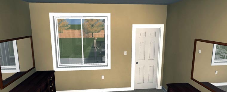 Plan with 4050 Sq. Ft., 5 Bedrooms, 3 Bathrooms, 2 Car Garage Picture 30