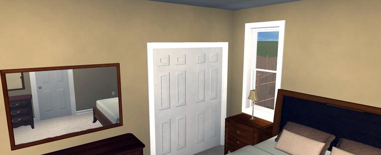 Plan with 4050 Sq. Ft., 5 Bedrooms, 3 Bathrooms, 2 Car Garage Picture 4