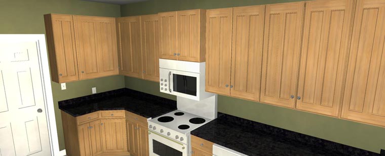 Plan with 4050 Sq. Ft., 5 Bedrooms, 3 Bathrooms, 2 Car Garage Picture 32