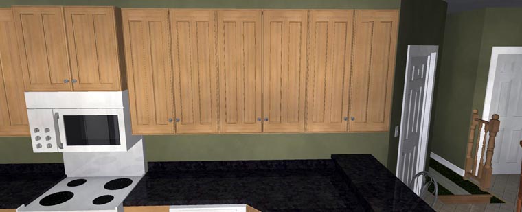 Plan with 4050 Sq. Ft., 5 Bedrooms, 3 Bathrooms, 2 Car Garage Picture 33