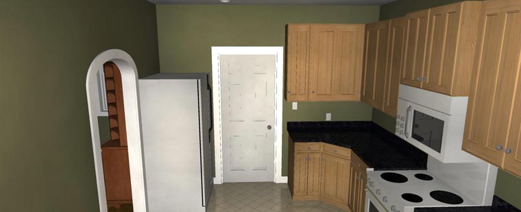 Plan with 4050 Sq. Ft., 5 Bedrooms, 3 Bathrooms, 2 Car Garage Picture 35