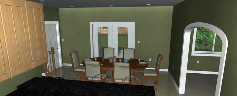 Plan with 4050 Sq. Ft., 5 Bedrooms, 3 Bathrooms, 2 Car Garage Picture 36