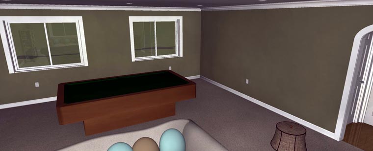 Plan with 4050 Sq. Ft., 5 Bedrooms, 3 Bathrooms, 2 Car Garage Picture 6