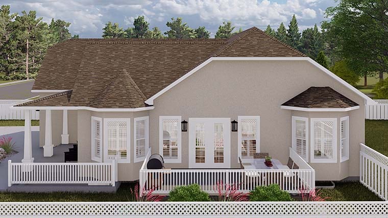 Plan with 2815 Sq. Ft., 5 Bedrooms, 4 Bathrooms, 2 Car Garage Picture 6