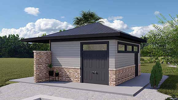 Contemporary Misc Plan 50540 Elevation