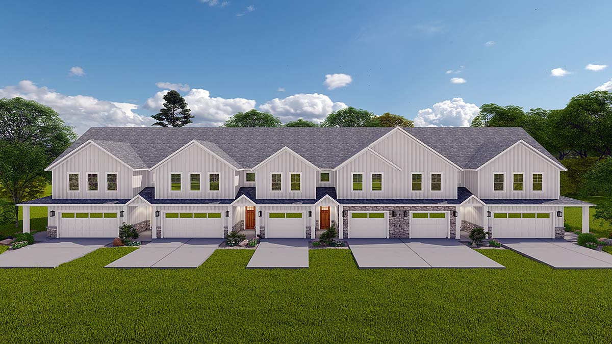Craftsman, Traditional Plan with 3774 Sq. Ft., 6 Bedrooms, 6 Bathrooms Elevation