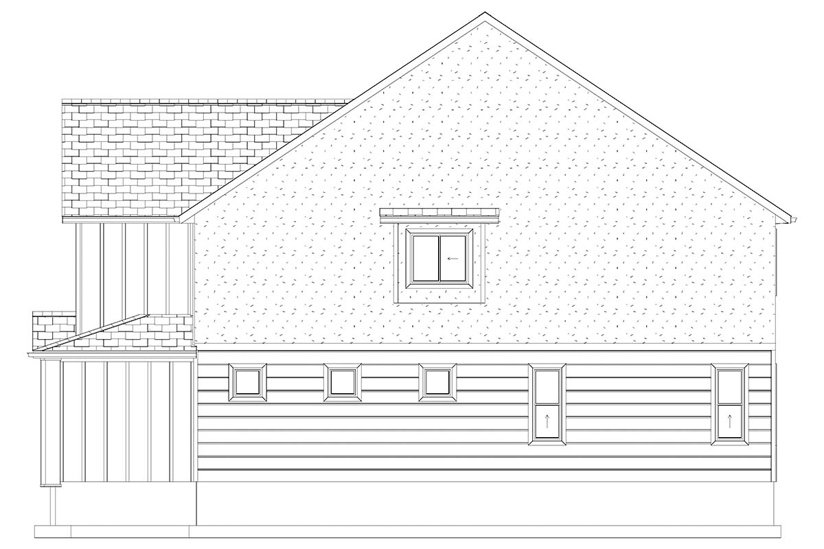 Country, Farmhouse, Traditional Plan with 3774 Sq. Ft., 6 Bedrooms, 6 Bathrooms, 3 Car Garage Picture 2
