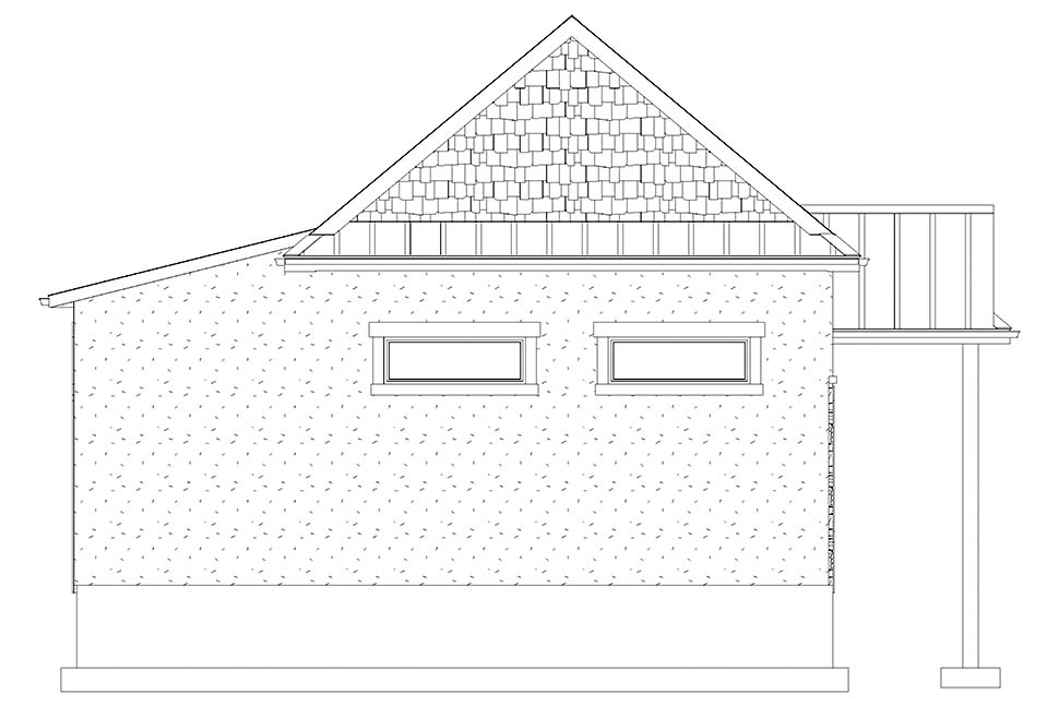 Country, Craftsman, Traditional Plan, 6 Car Garage Picture 9