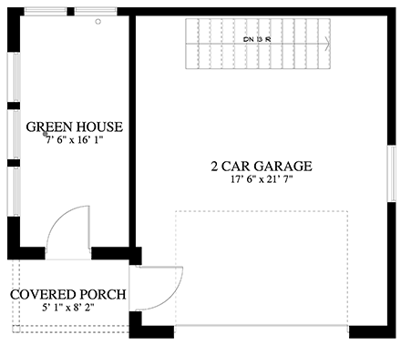 Country, Traditional 2 Car Garage Apartment Plan 50581 First Level Plan