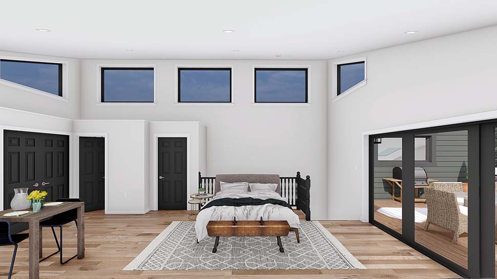 Contemporary, Modern Plan with 909 Sq. Ft., 1 Bedrooms, 2 Bathrooms, 3 Car Garage Picture 8