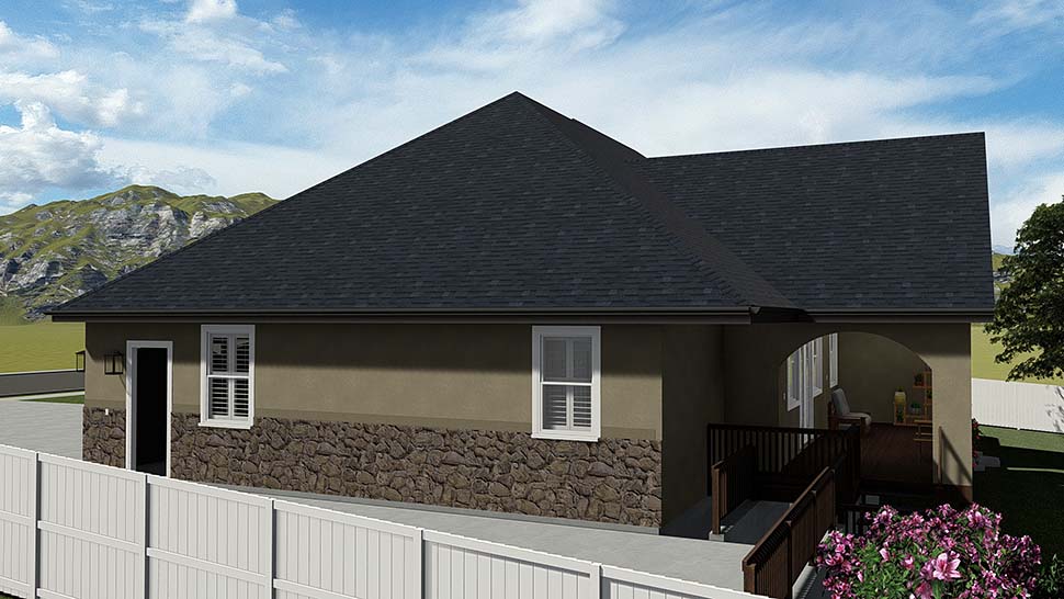 Ranch, Traditional Plan with 2428 Sq. Ft., 4 Bedrooms, 3 Bathrooms, 3 Car Garage Picture 5