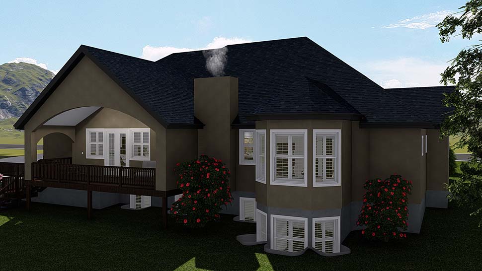 Ranch, Traditional Plan with 2428 Sq. Ft., 4 Bedrooms, 3 Bathrooms, 3 Car Garage Picture 7