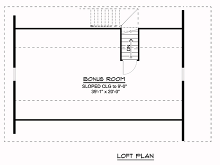 4 Car Garage Apartment Plan 50629 Second Level Plan