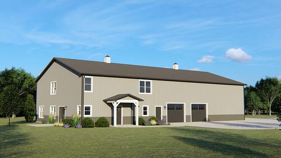Traditional House Plan 50702 with 3 Beds, 3 Baths, 3 Car Garage Elevation