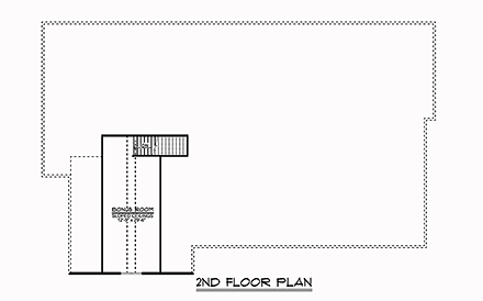 Traditional 4 Car Garage Apartment Plan 50763 Second Level Plan