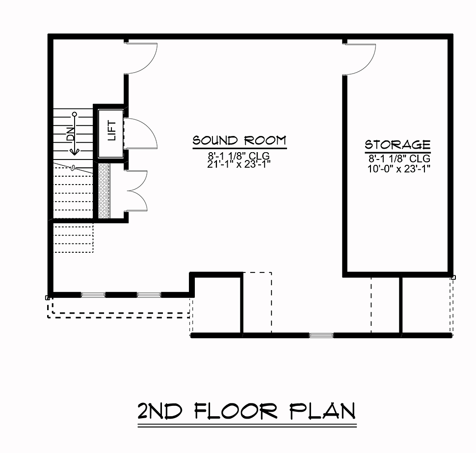 2 Car Garage Apartment Plan 50792 Level Two