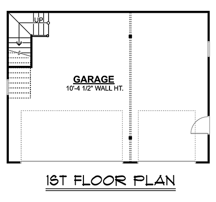 3 Car Garage Plan 50793 First Level Plan