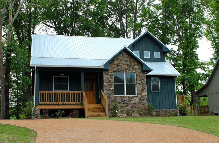 Cabin, Country, Southern Plan with 1814 Sq. Ft., 3 Bedrooms, 3 Bathrooms Elevation