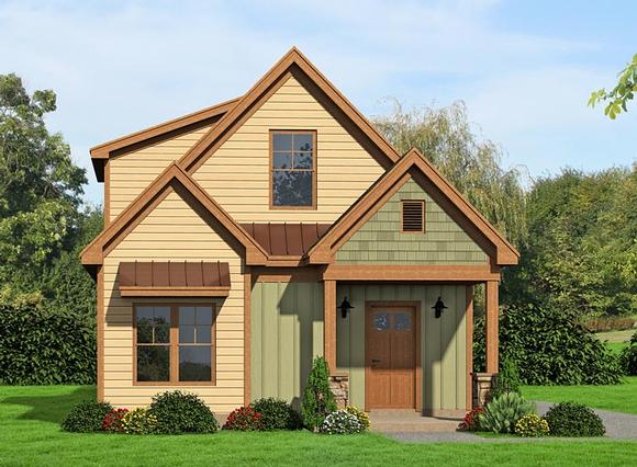 Country, Craftsman, Traditional House Plan 51435 with 3 Beds, 2 Baths Elevation