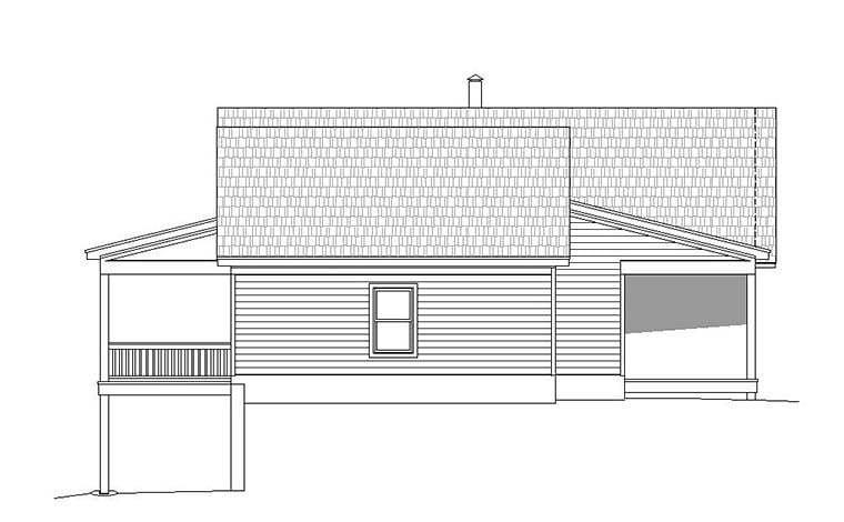 Contemporary, Country Plan with 1650 Sq. Ft., 2 Bedrooms, 2 Bathrooms, 2 Car Garage Picture 2