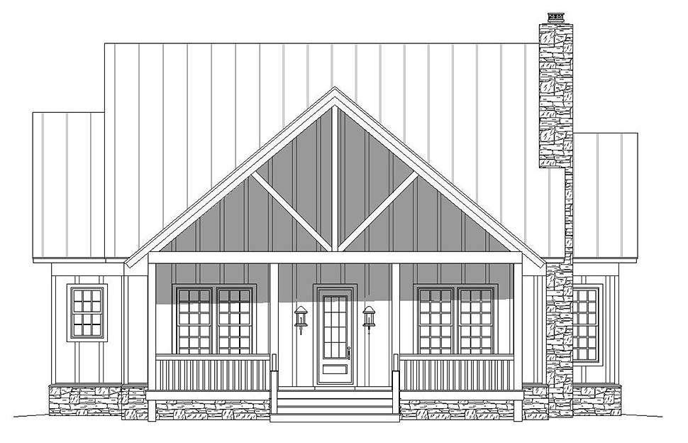 Country, Craftsman, Southern, Traditional Plan with 2065 Sq. Ft., 2 Bedrooms, 3 Bathrooms Picture 5