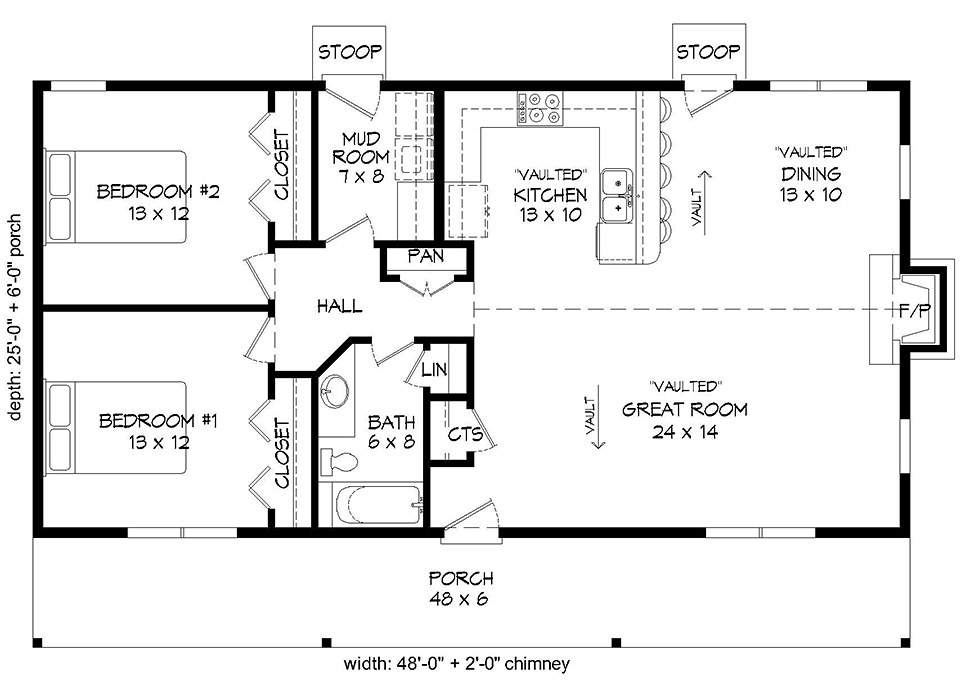 house-plan-51658-ranch-style-with-1200-sq-ft-2-bed-1-bath