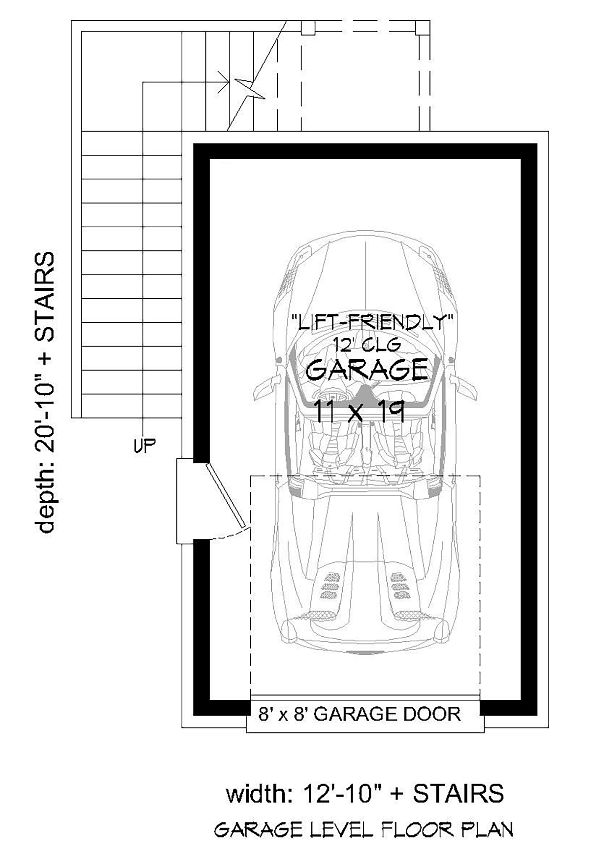French Country, Traditional 1 Car Garage Plan 51691 Level One