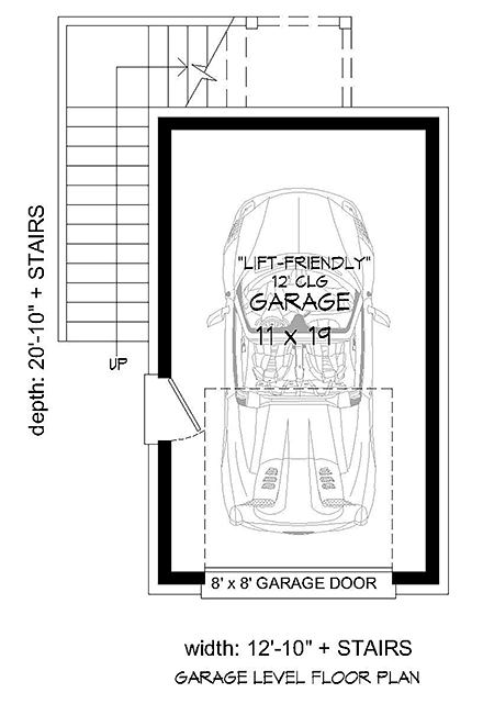 French Country, Traditional 1 Car Garage Plan 51691 First Level Plan