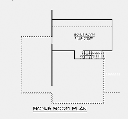 Country, Craftsman, Ranch House Plan 51826 with 3 Beds, 3 Baths, 3 Car Garage Second Level Plan