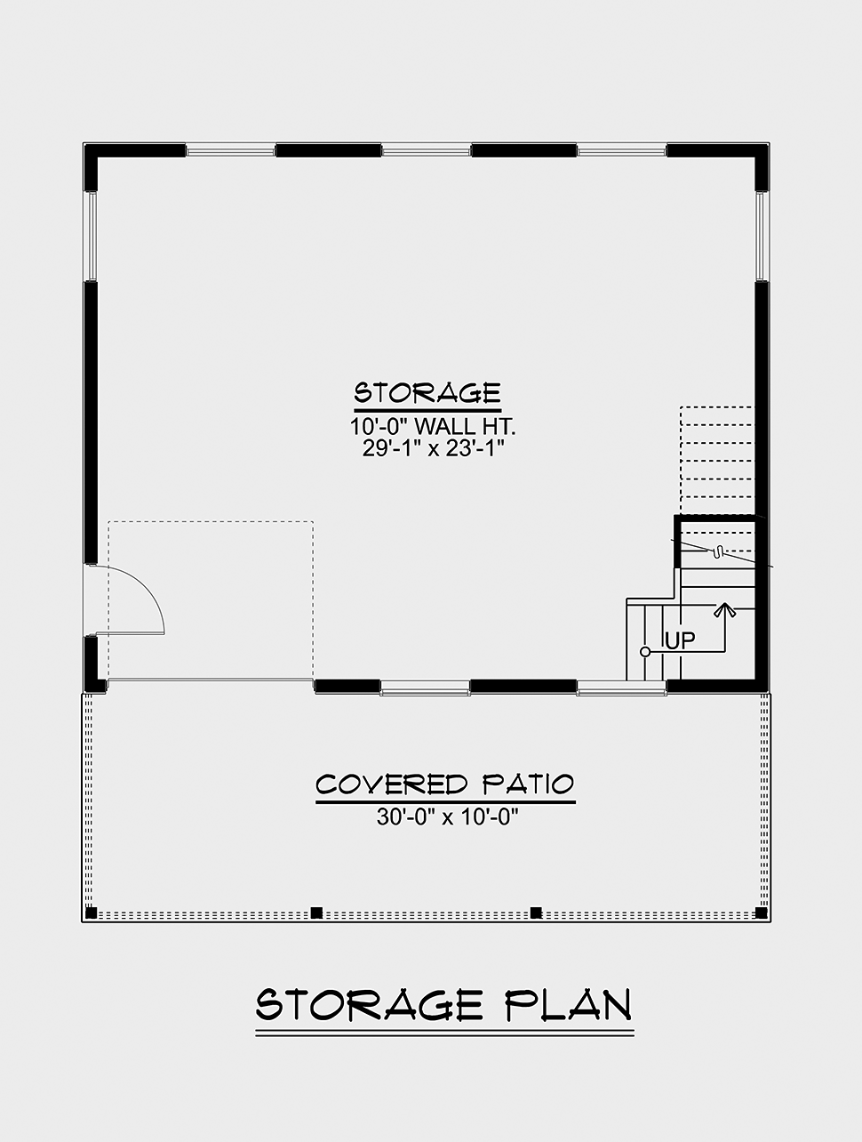 Country, Southern 1 Car Garage Apartment Plan 51832 Level One