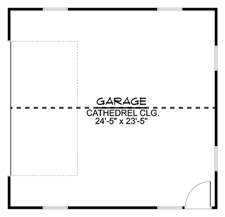 Country, Traditional 2 Car Garage Plan 51841 First Level Plan