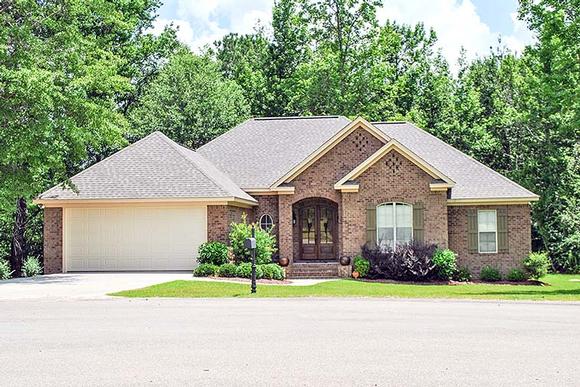 Country, European, Traditional House Plan 51904 with 4 Beds, 2 Baths, 2 Car Garage Elevation