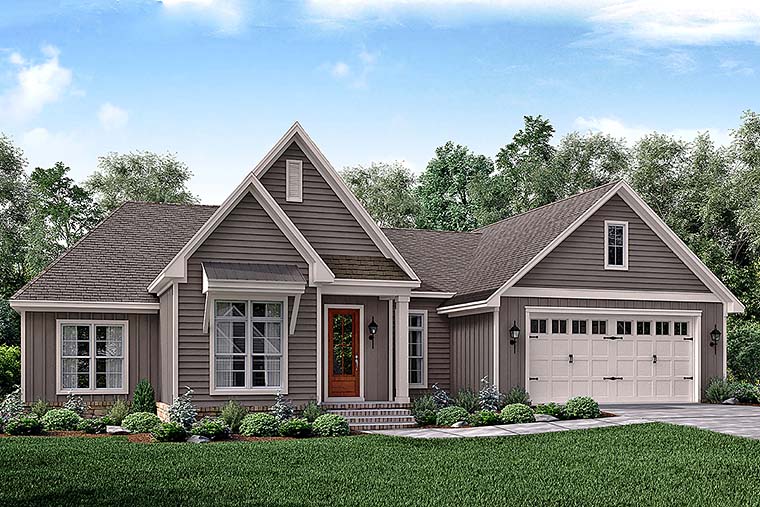 House Plan 51919 - Traditional Style with 2019 Sq Ft, 3 Bed, 2 Ba