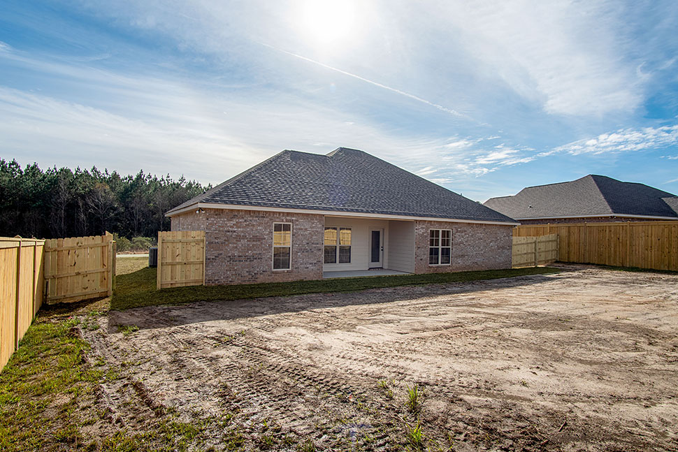 Country, Traditional Plan with 1719 Sq. Ft., 4 Bedrooms, 2 Bathrooms, 2 Car Garage Picture 33
