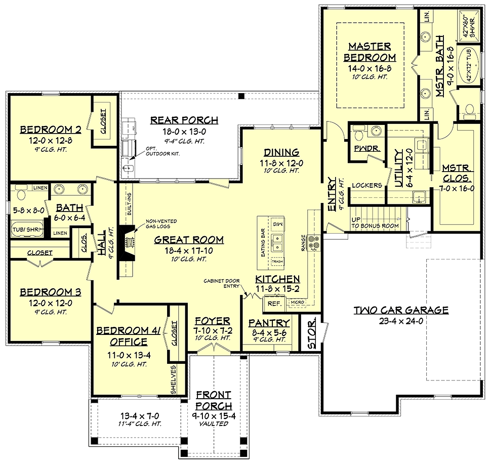 House Plan #3RD-315-14  House plans farmhouse, House plans, House  blueprints