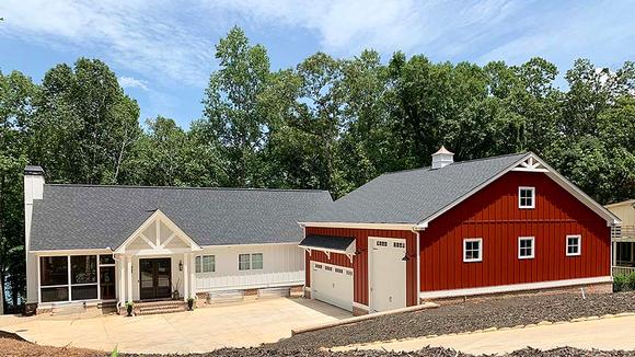 Country, Craftsman, Ranch House Plan 52013 with 3 Beds, 3 Baths, 3 Car Garage Elevation