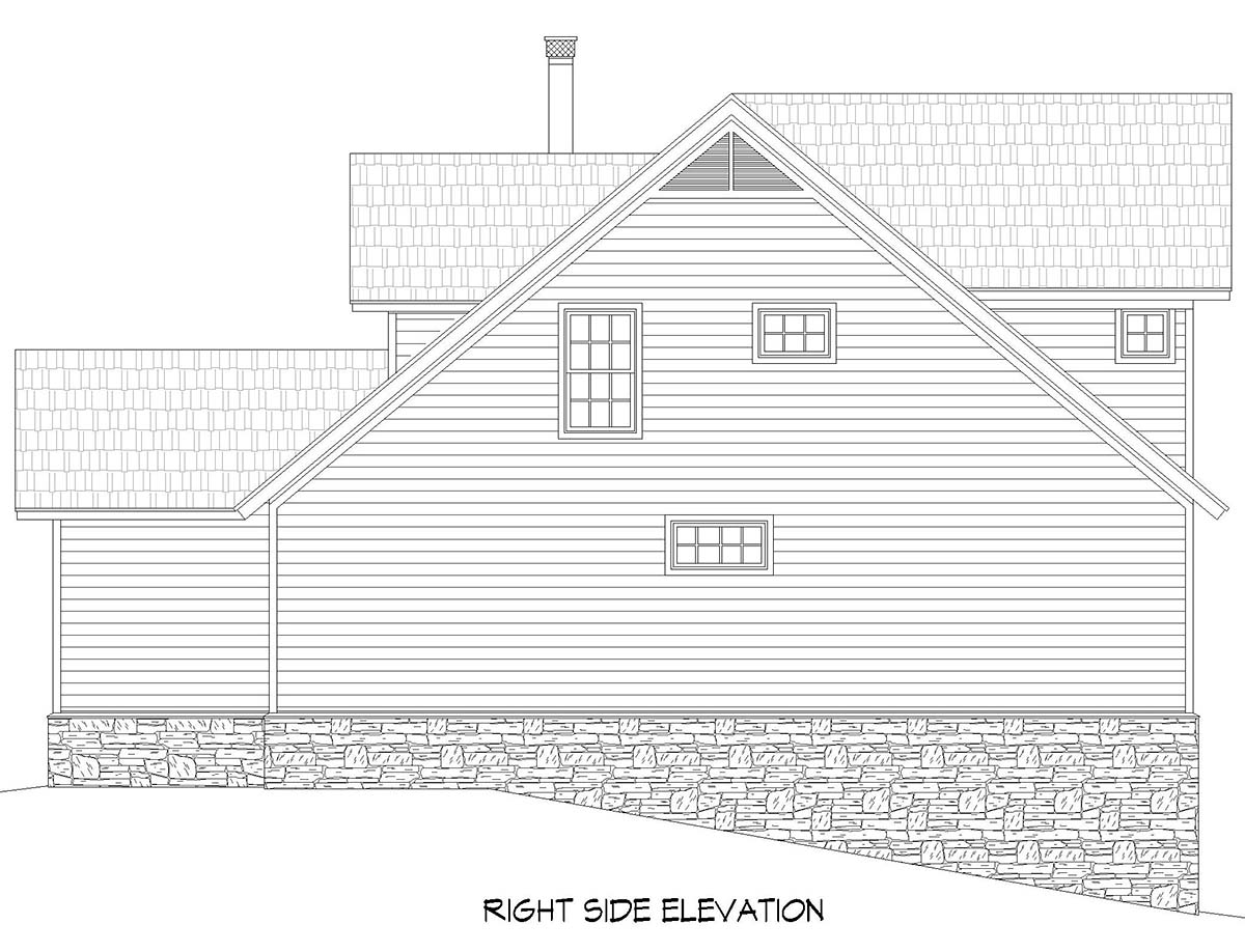 Country, Farmhouse Plan with 1970 Sq. Ft., 3 Bedrooms, 2 Bathrooms Picture 2