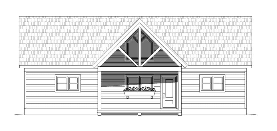 Traditional Plan with 1357 Sq. Ft., 2 Bedrooms, 2 Bathrooms Picture 4
